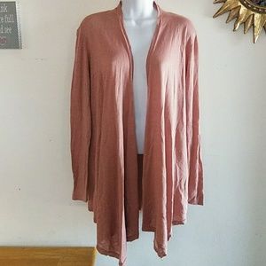 Eileen Fisher soft pink cardigan